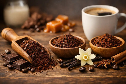 Flavored Coffee Grounds Done Right