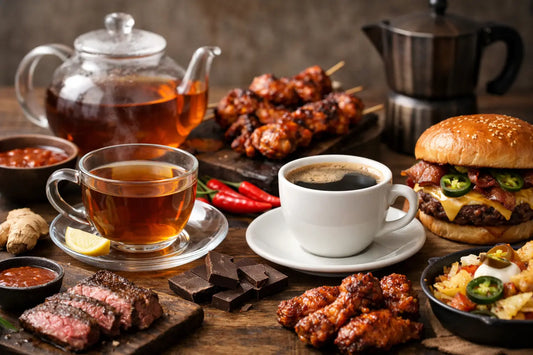 Tea and Coffee Pairing Guide for Bold Bites