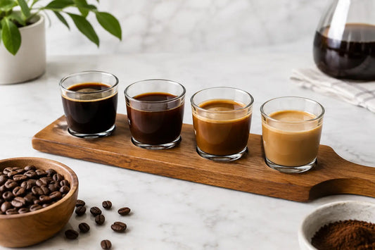 How to Create a Coffee Tasting Flight at Home